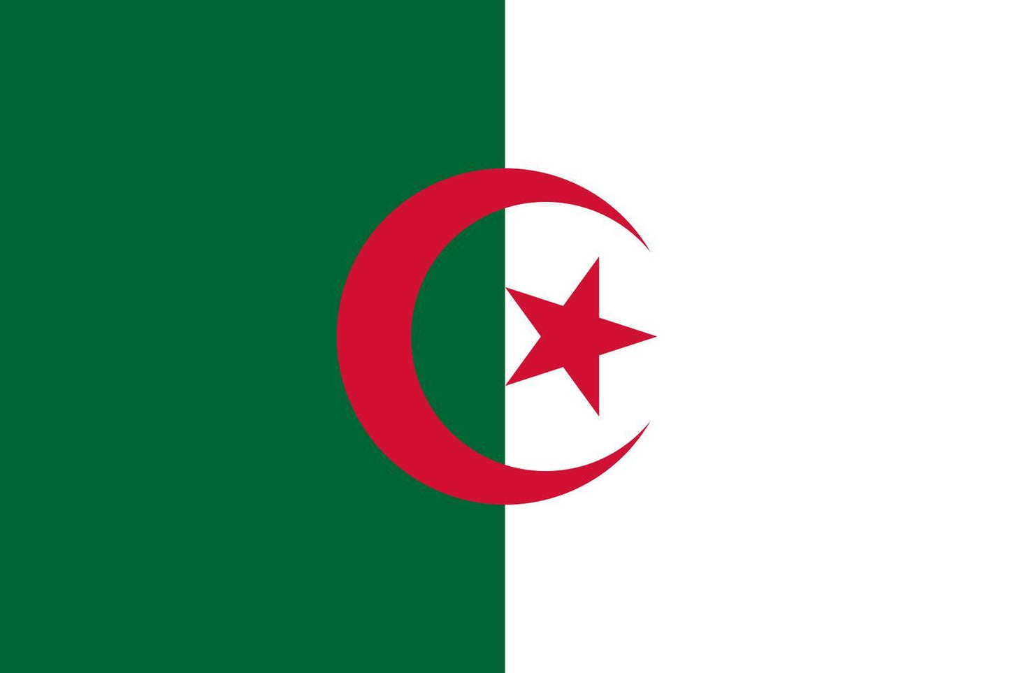 Algeriet flagga – produktbild – Hiprock