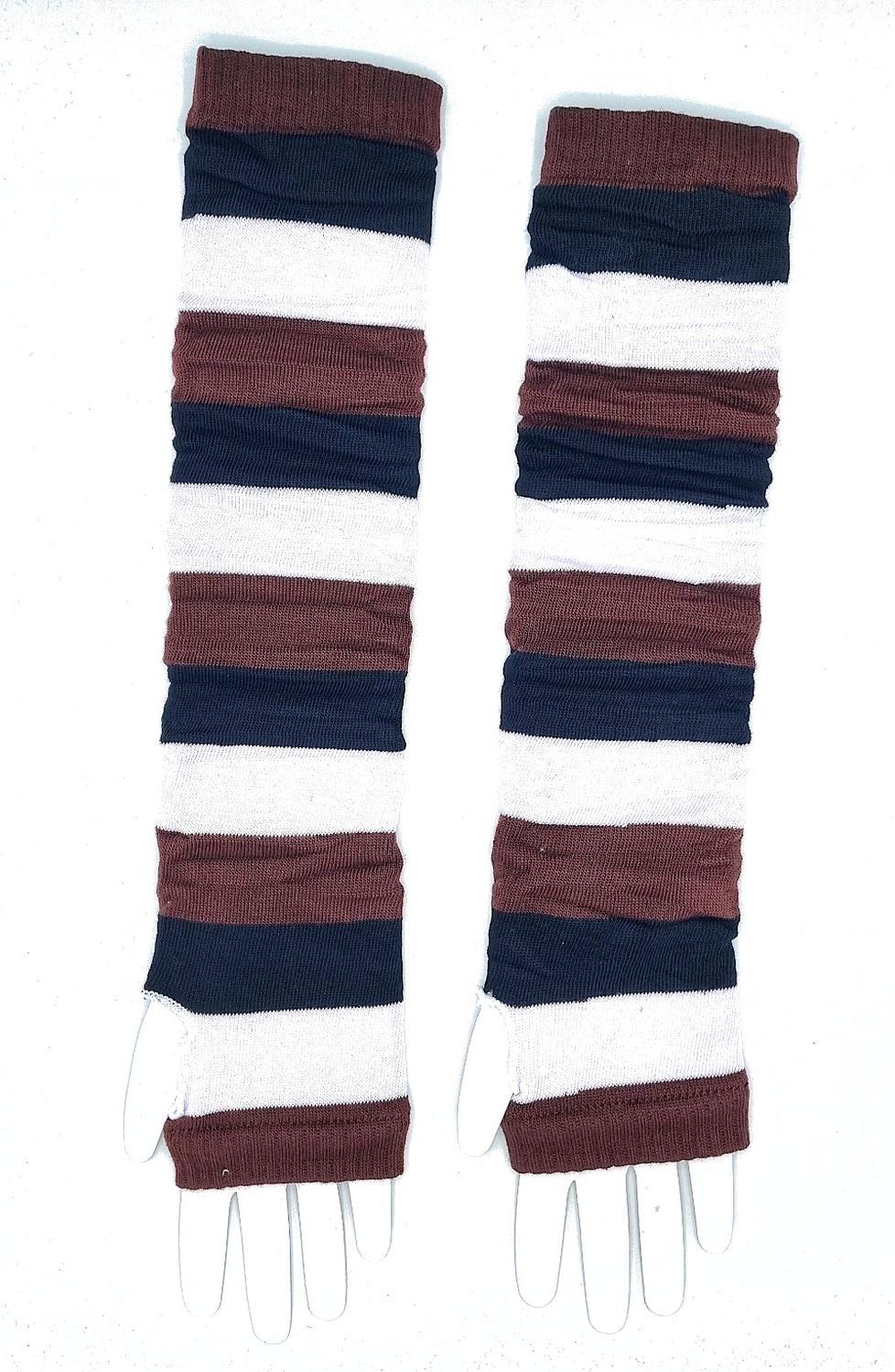 Armvärmare - Handledsvärmare - Randiga