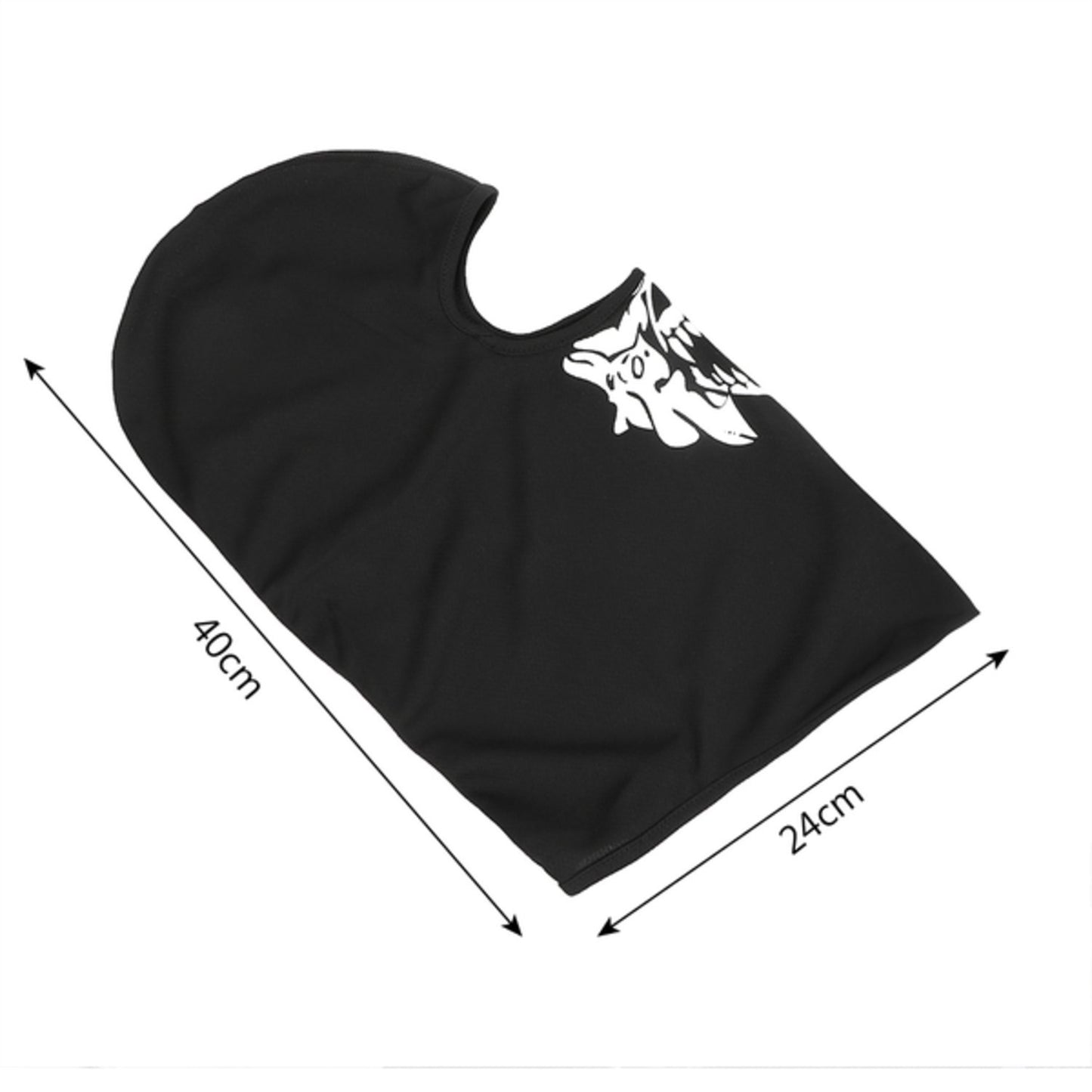 Balaclava Skidmask Döskalle Taggtråd