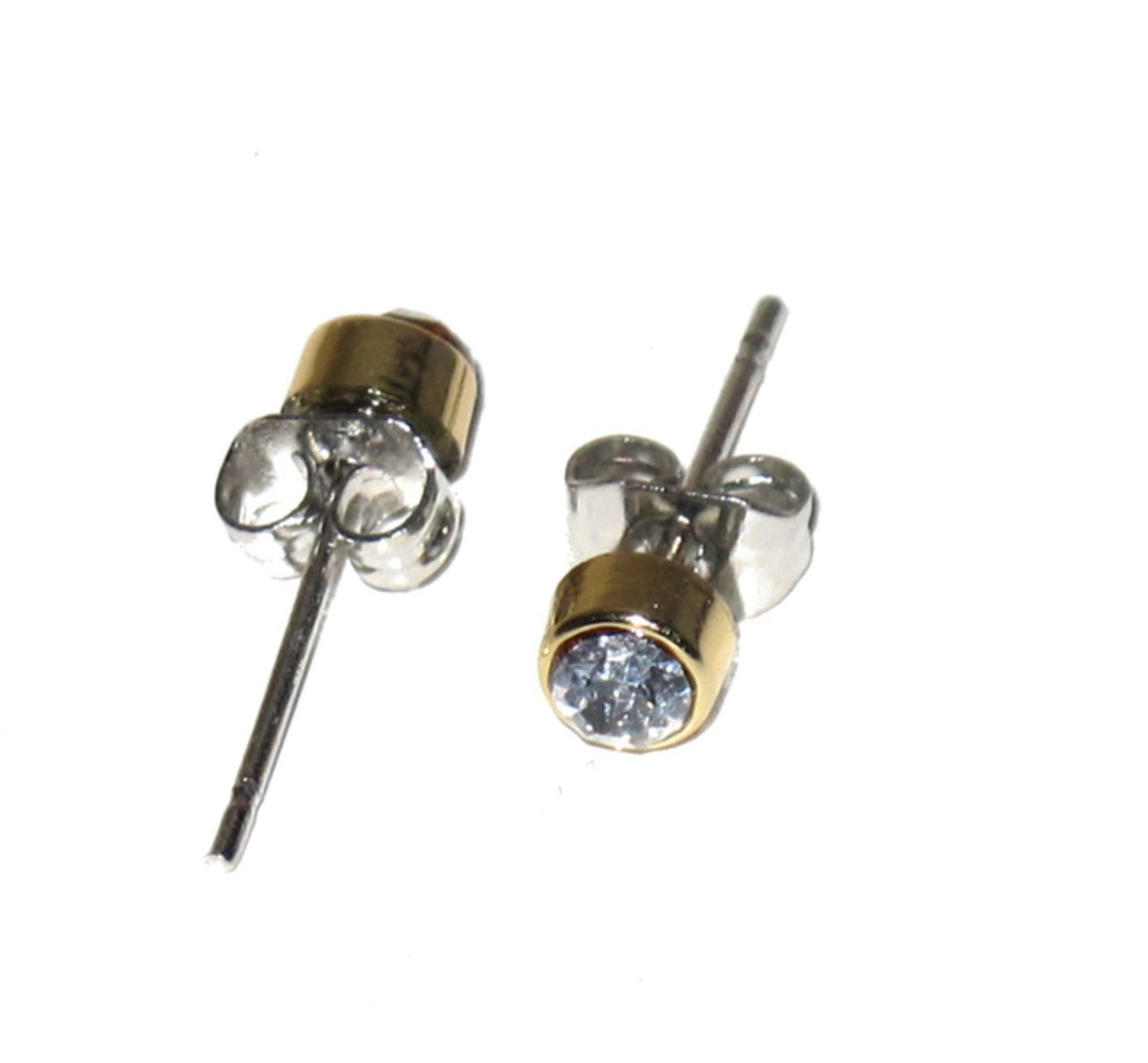 Bling-korvakorut - valkoinen kivi