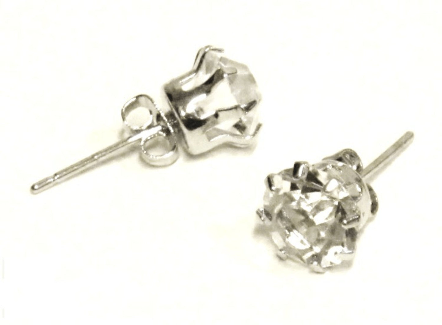 Bling-korvakorut - valkoinen kivi