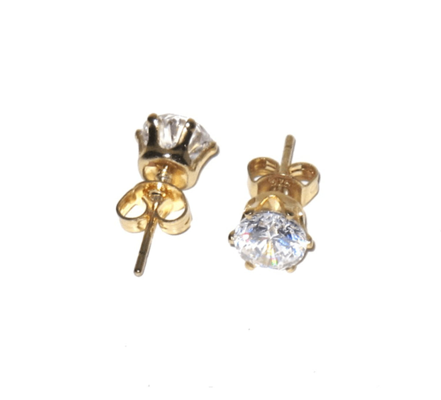 Bling-korvakorut - valkoinen kivi