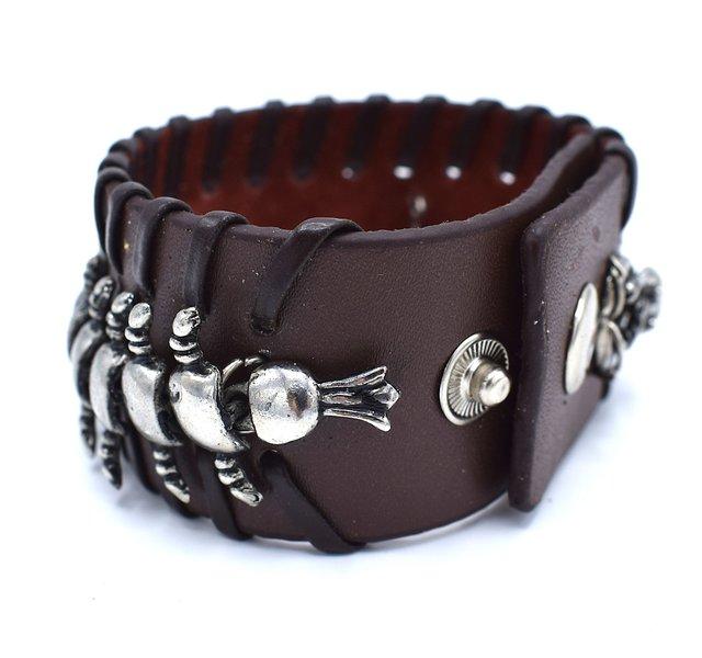 Centipede brun armband – produktbild – Hiprock