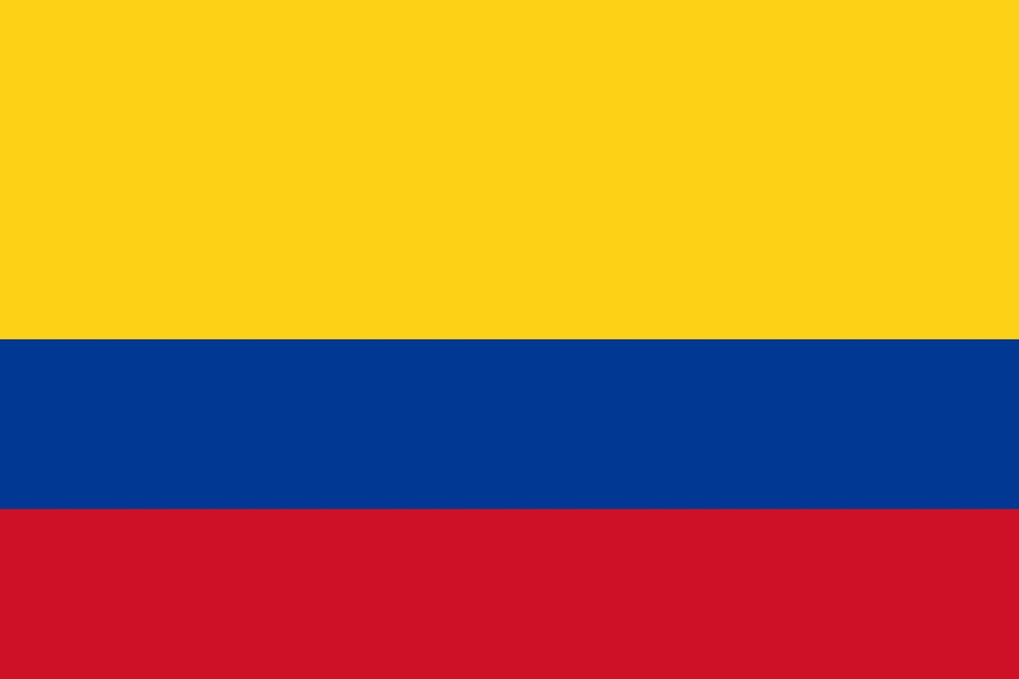 Colombia flagga – produktbild – Hiprock
