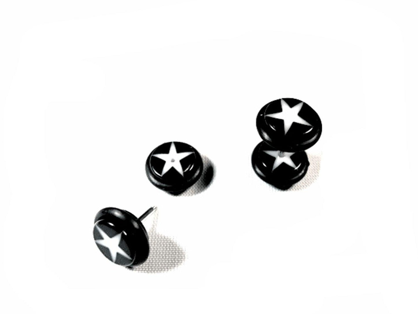 Fake Plug Star - mustavalkoinen