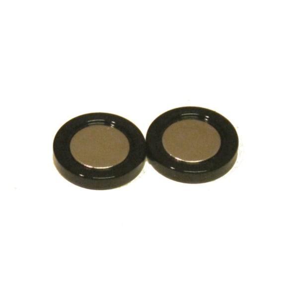 Fake plug magnet black 6 mm
