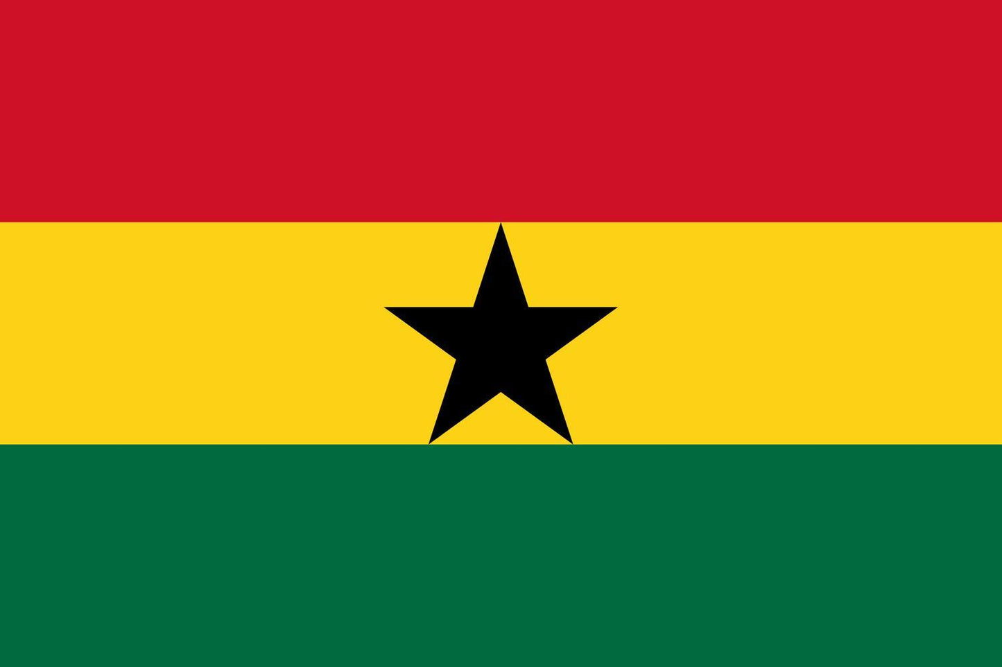 Ghana flagga – produktbild – Hiprock