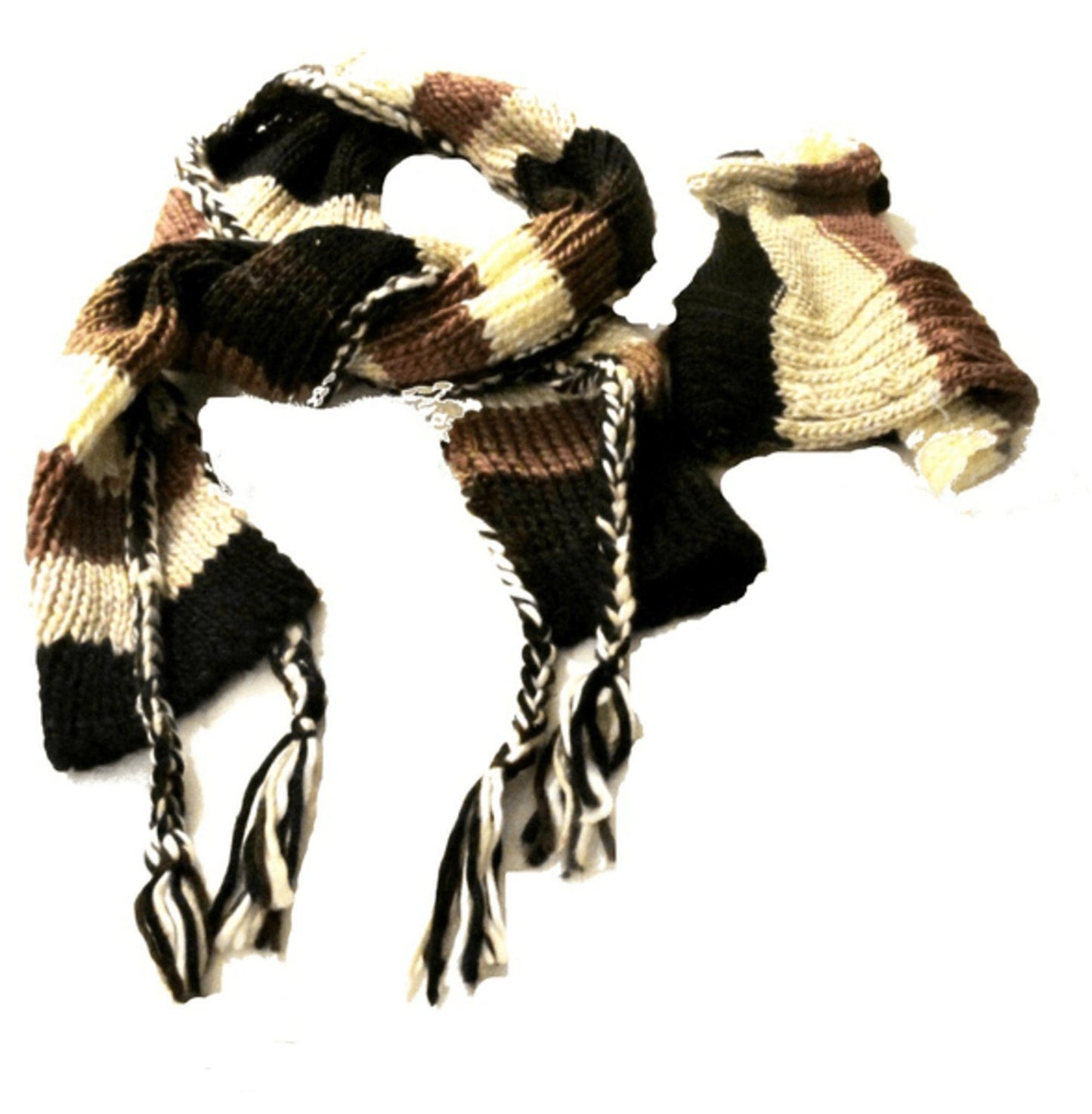 Huivi poninhäntälippiksellä