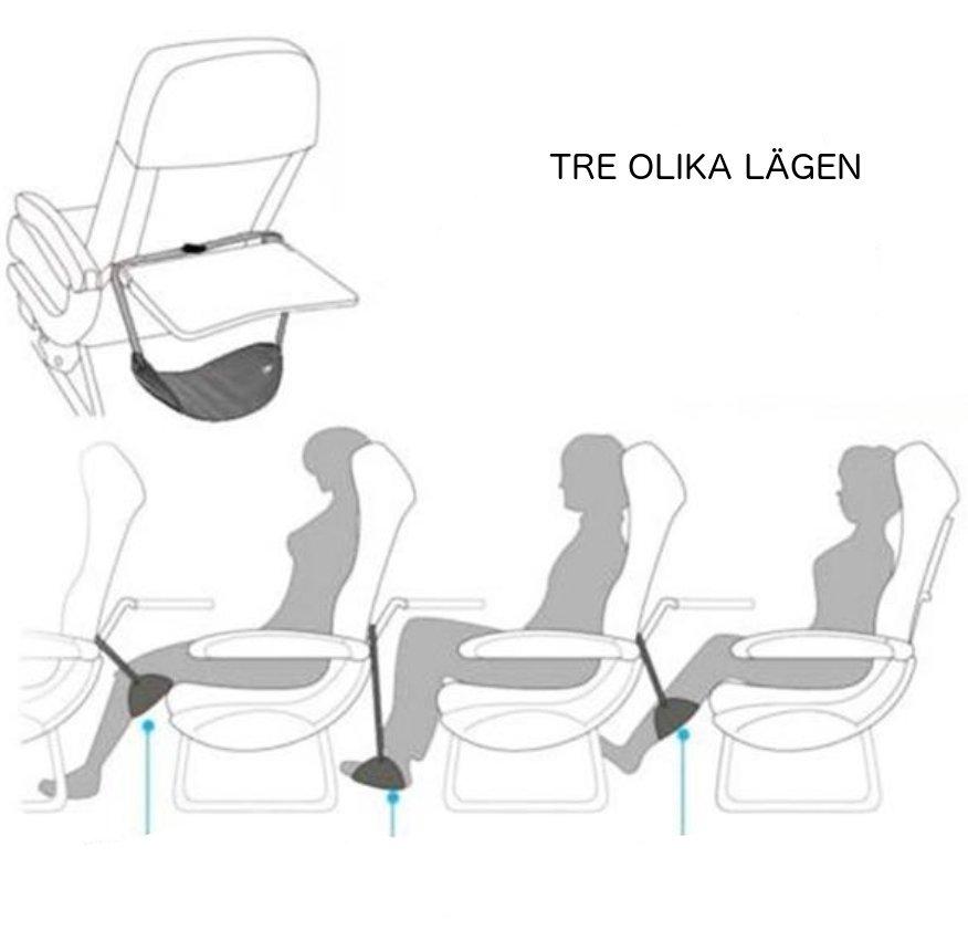Hängmatta för fötter hammock flygplan - COMFY HANGER (Flygresor) – produktbild – Hiprock