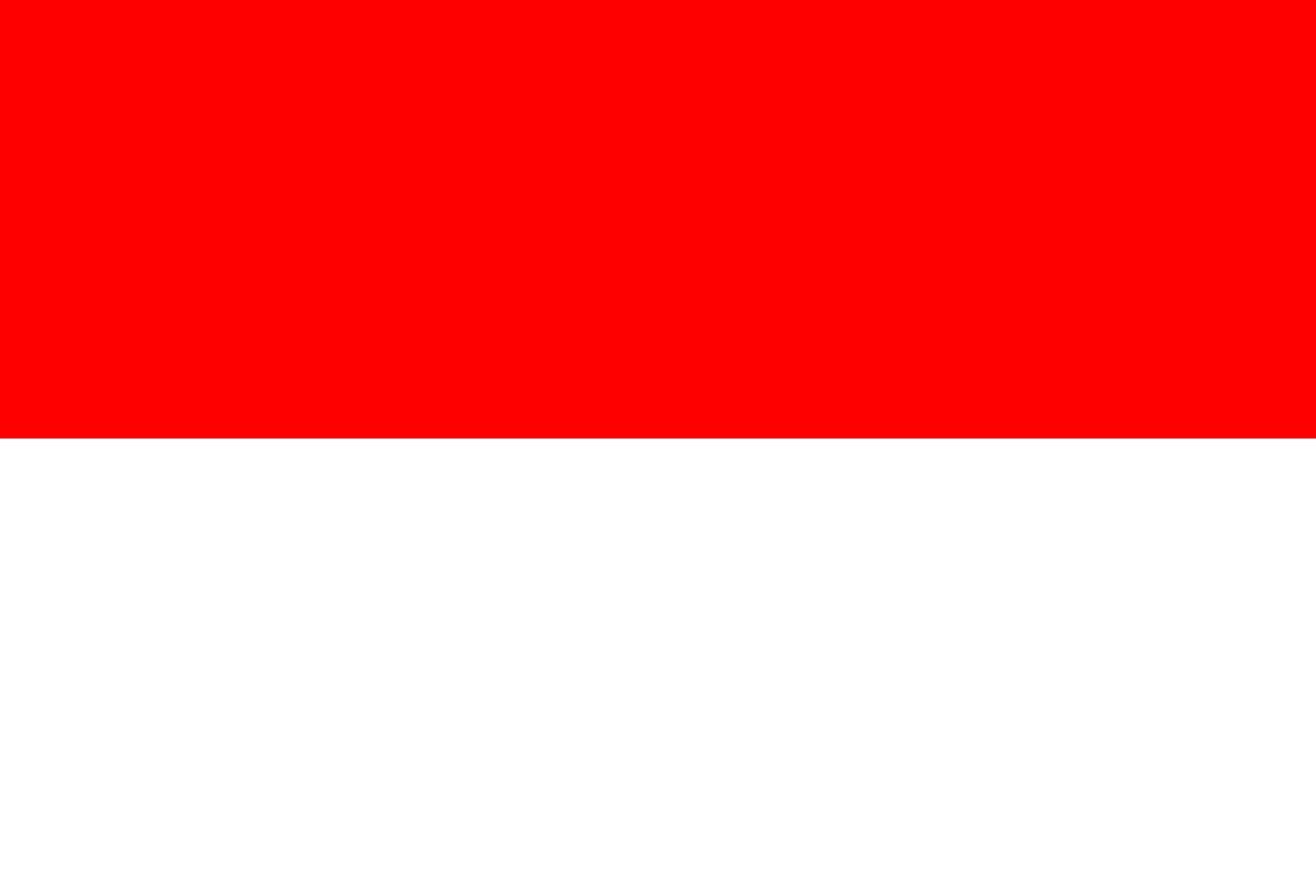 Indonesiens flagga – produktbild – Hiprock