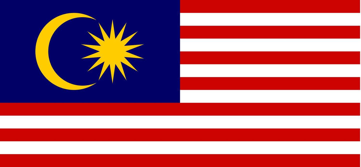 Malaysia flagga – produktbild – Hiprock