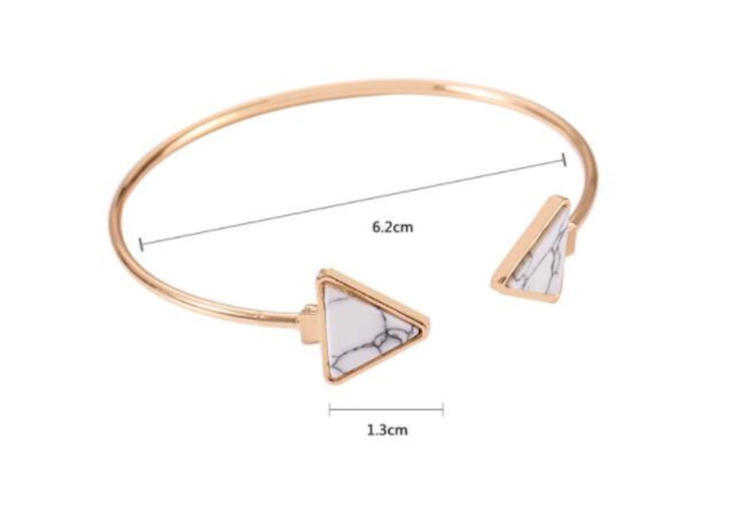 Marmor armband vit – produktbild – Hiprock