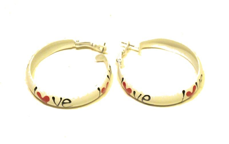 Ring örhängen - Love