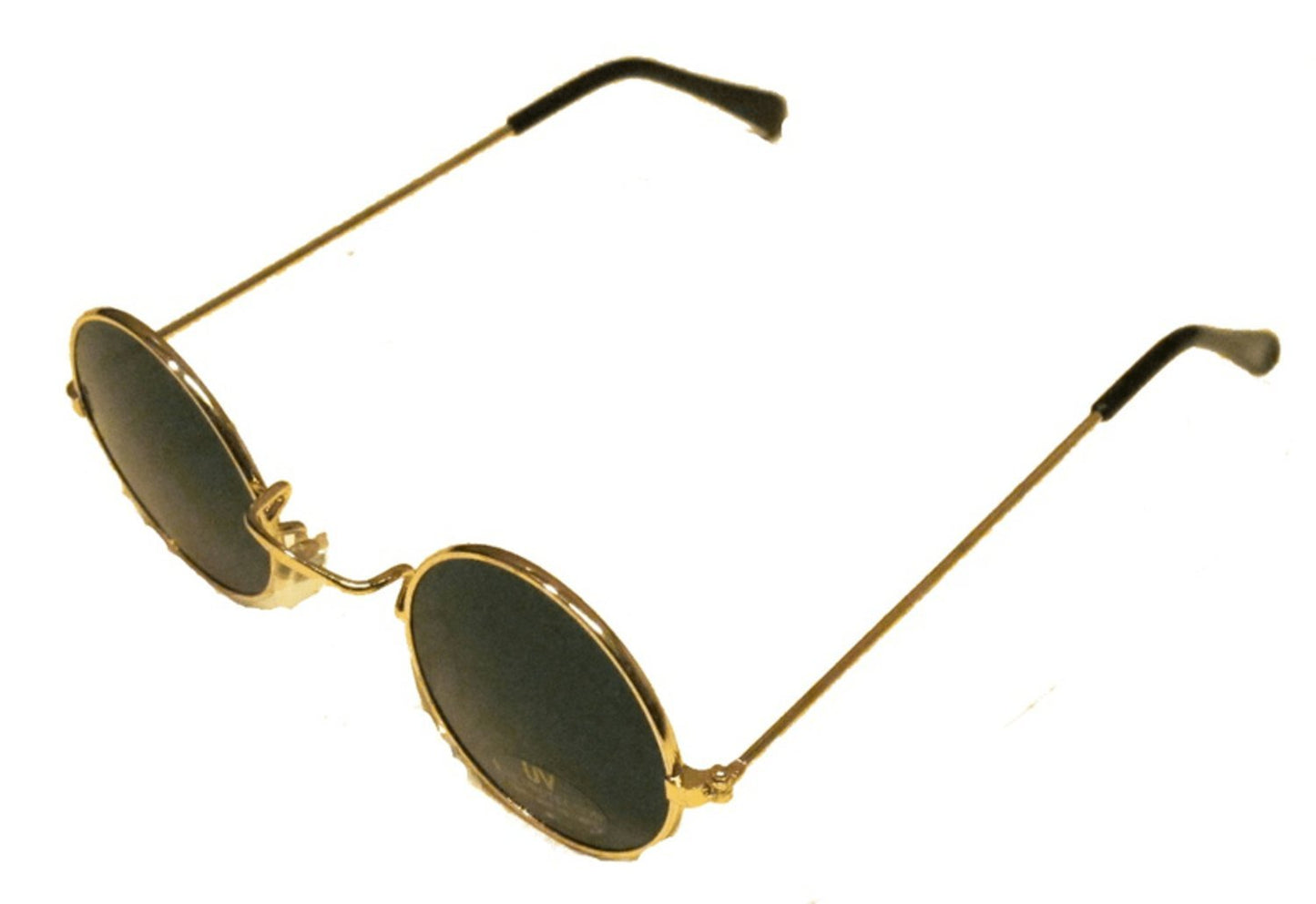 Funny round green glasses