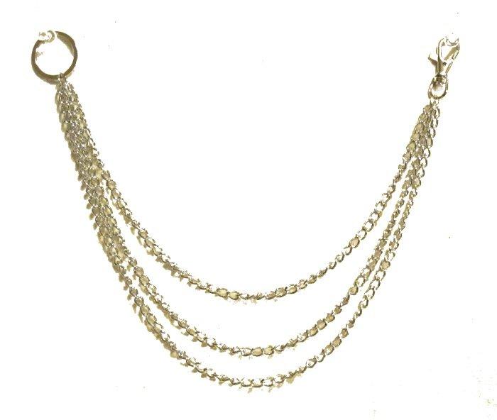 Silverfärgade byxkedja – produktbild – Hiprock