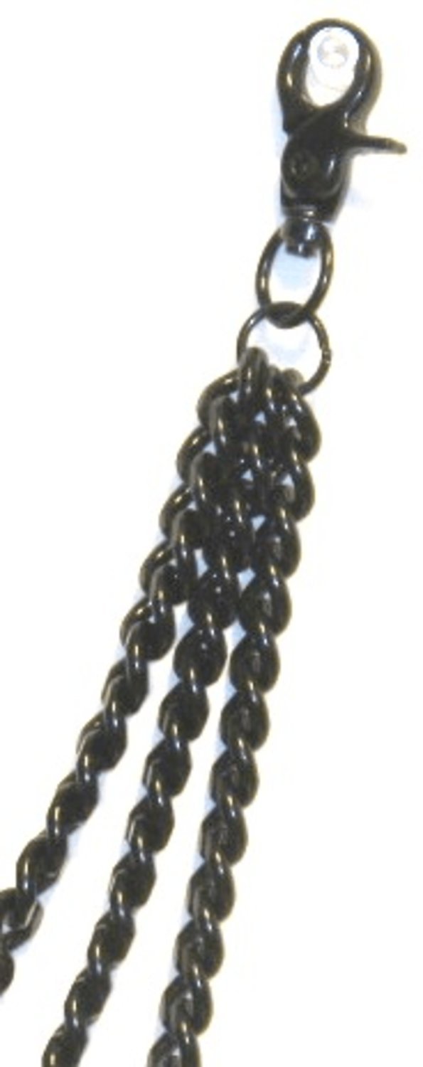 Svart byxkedja - 3 Kedjor – produktbild – Hiprock