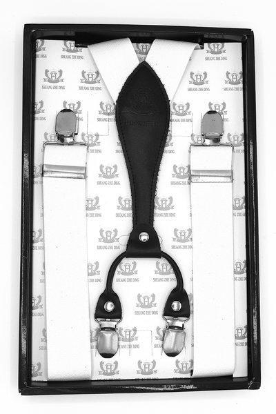 Vita eleganta hängslen