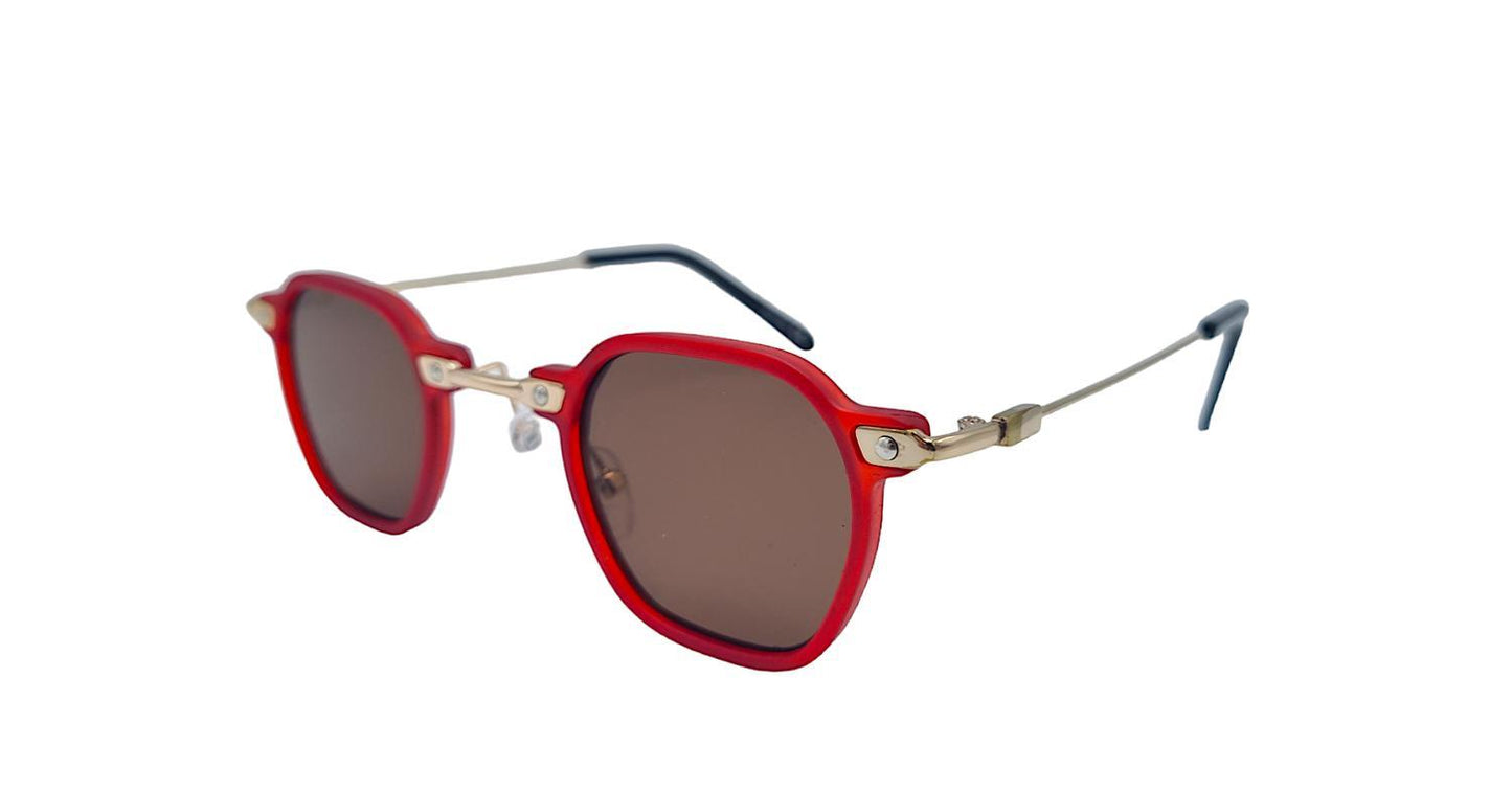 Windsorin aurinkolasit - punainen ja kulta