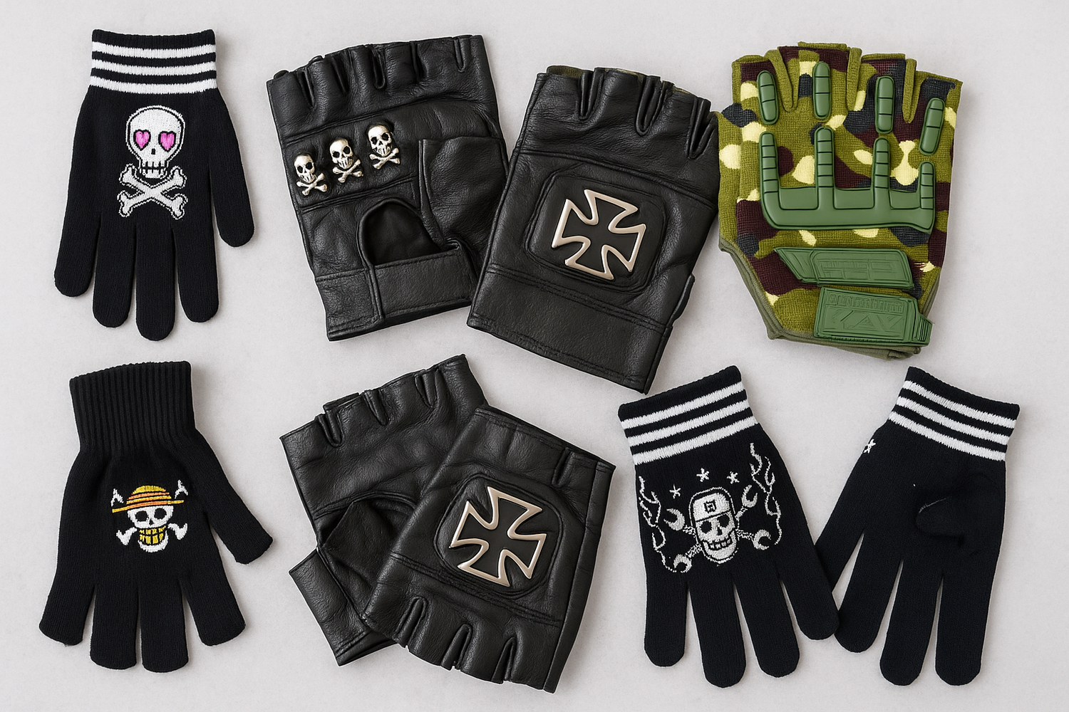 Handskar Fingerlosa Vantar – Accessoarer