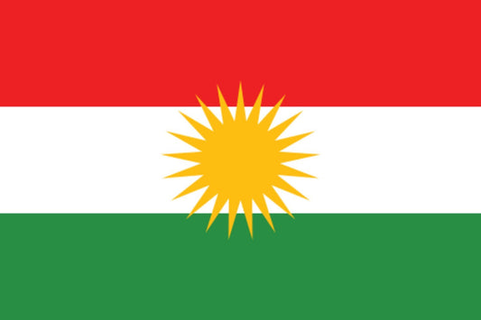 Flagga - Kurdistan –  produktbild – Hiprock