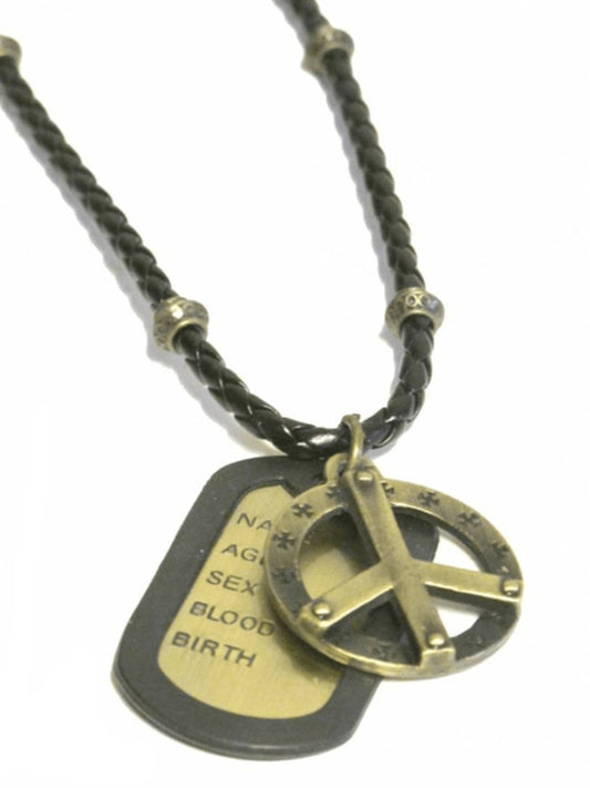 Kaulakoru - Dog Tag Peace
