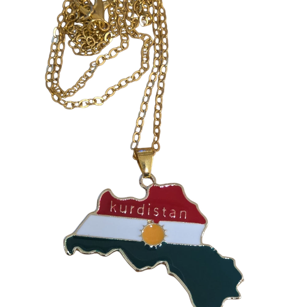 Halsband Kurdistan – Guldfärgat
