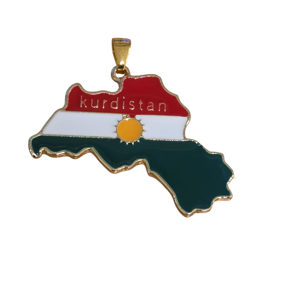 Halsband Kurdistan – Guldfärgat