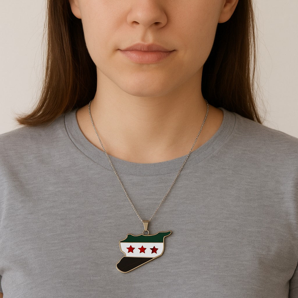 Halsband med Syrien-hänge