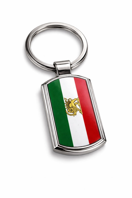 Irans flagga lejon nyckelring - Hiprock 