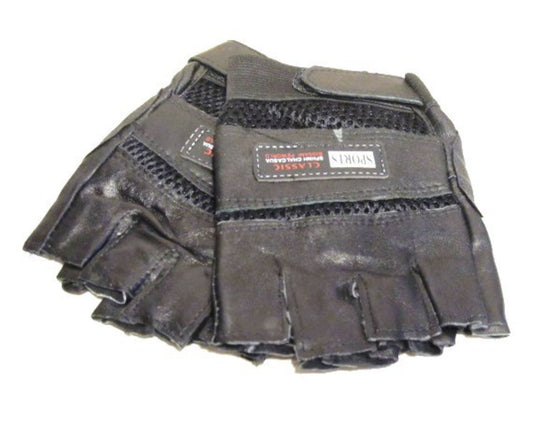 Nahkakäsineet sormeton-sport