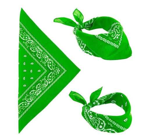 Ljusgrön Bandana –  produktbild – Hiprock