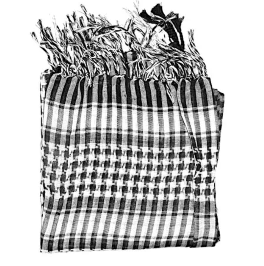 Palestinasjal - Svart och vit - scarf - Palestina