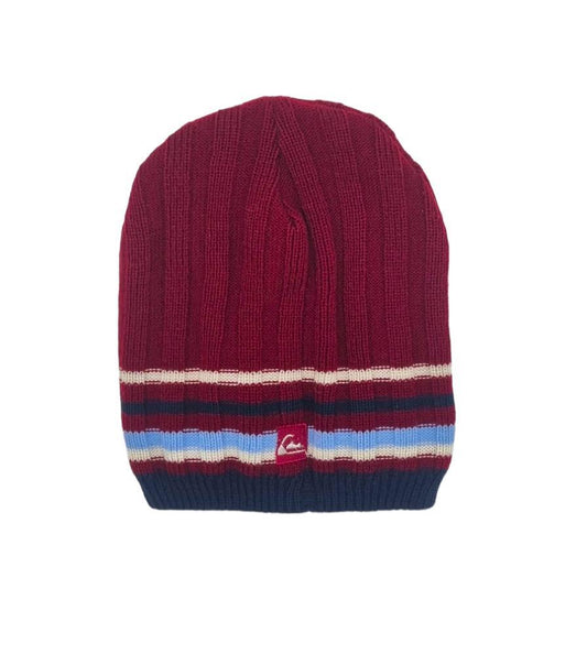 Röd mössa med ränder –  produktbild – Hiprock