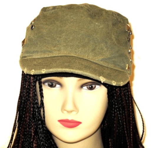 Kapinallisten lippis - sotilaallinen vihreä