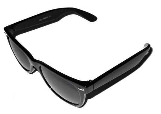 Retro Solglasögon - Svart –  produktbild – Hiprock