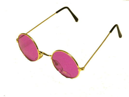 Roliga runda lila glasögon