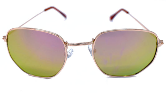 Rosa/gröna solglasögon - Rage –  produktbild – Hiprock