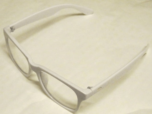 Sunglasses Retro Clear - White