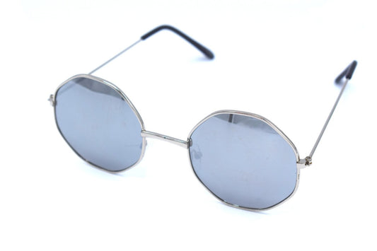 Solglasögon Silver åtta kantiga lätt spegel –  produktbild – Hiprock