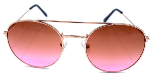 Solglasögon med båge - Rosa/guld