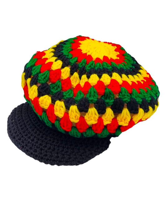 Neulottu rastalukkohattu rastalla