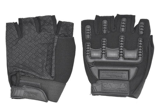 Svarta fingerlösa vantar