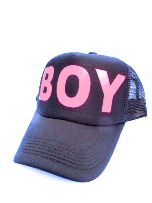 Trucker cap - Boy Black and Pink