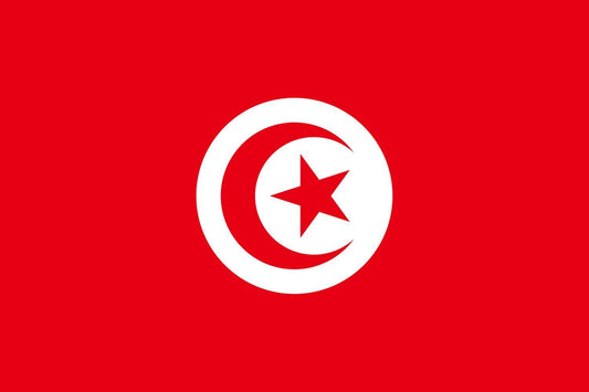 Tunisien flagga –  produktbild – Hiprock
