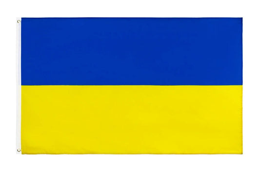 Ukraina flagga - Slava Ukraine  90*150 cm –  produktbild – Hiprock