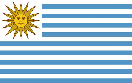 Uruguay flagga –  produktbild – Hiprock