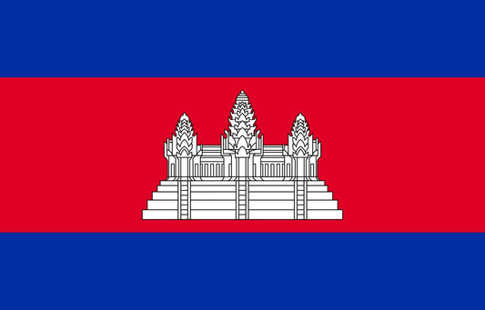 kambodja flagga –  produktbild – Hiprock