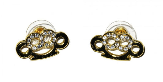 Earrings - Iced Knogbar