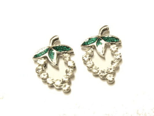 Earrings - Iced Strawberry